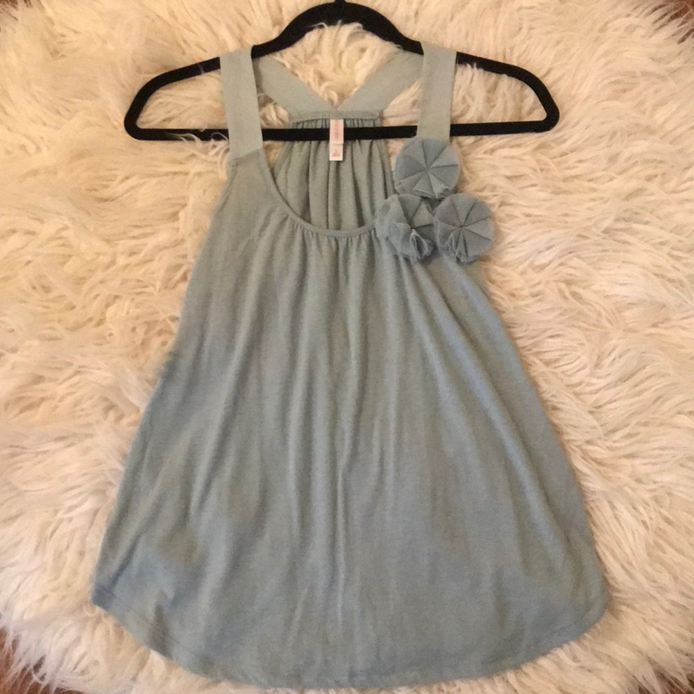 Xhilaration blue tank top